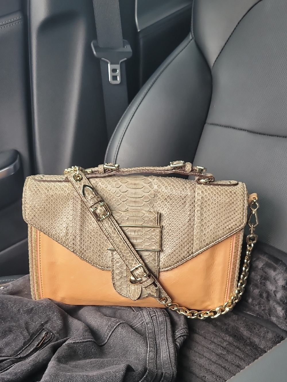 Rebecca Minkoff Embossed Leather Crossbody